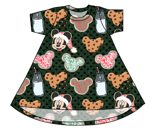 Milk and Mickeys Basic T-Shirt Dress