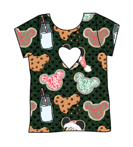 Milk and Mickeys Cambria Heart Back Tee