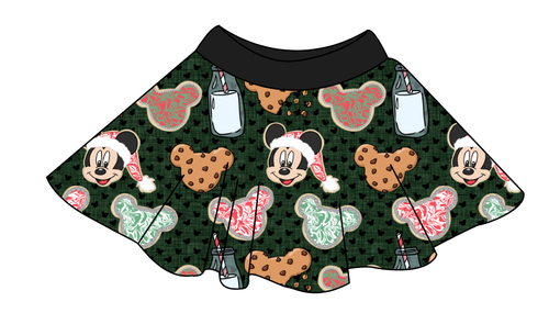 Milk and Mickeys Circle Skirt
