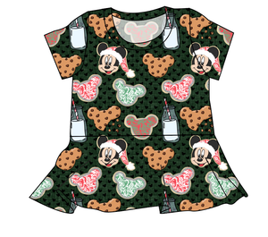 Milk and Mickeys Ladies' Peplum Top