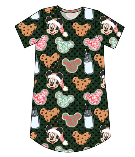 Milk and Mickeys Ladies' T-Shirt Dress
