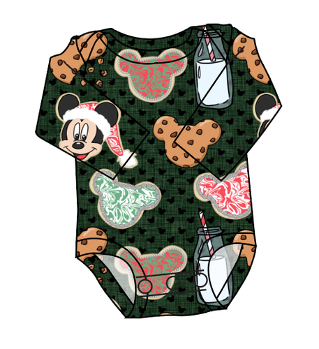 Milk and Mickeys Lap Neck Bodysuit