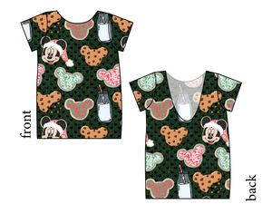 Milk and Mickeys Low Back Ballerina Tee