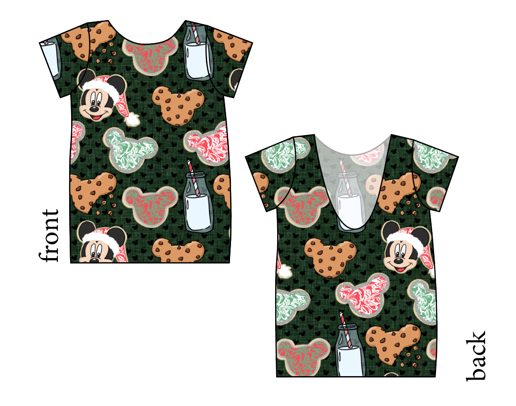 Milk and Mickeys Low Back Ballerina Tee