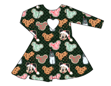 Load image into Gallery viewer, Milk and Mickeys Molly Heart Back Twirly Dress