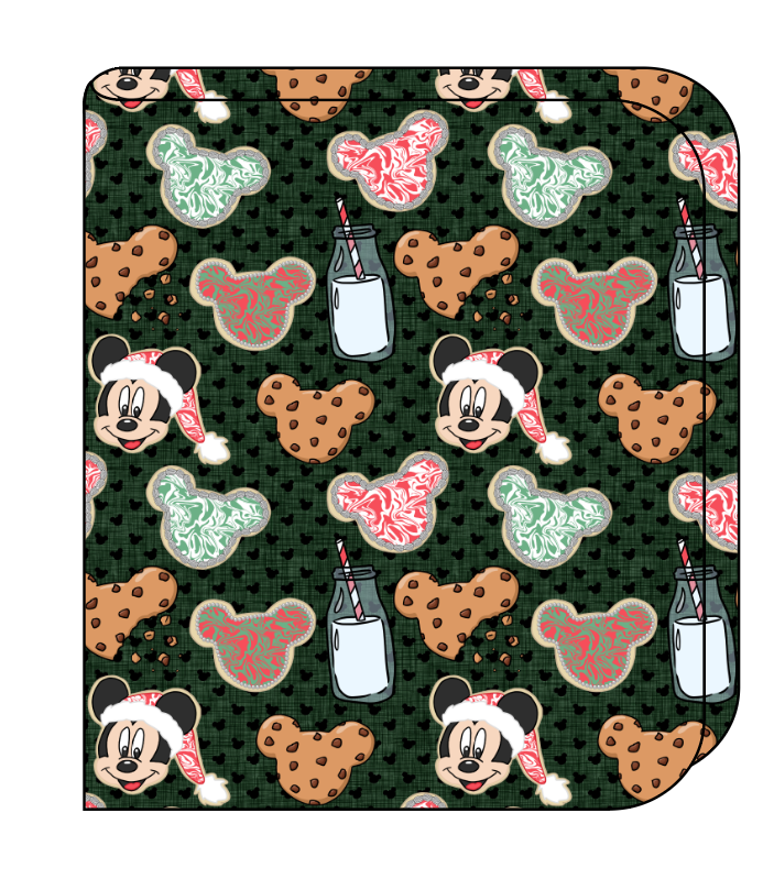 Milk and Mickeys Swaddle Blanket