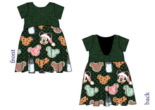 Load image into Gallery viewer, Milk and Mickeys Low Back Dress