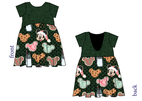 Milk and Mickeys Low Back Dress