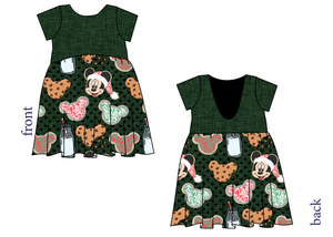 Milk and Mickeys Low Back Dress