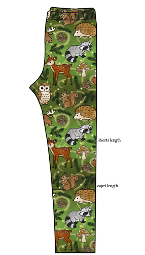 Winter Woodland Basic Leggings