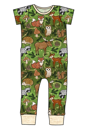 Winter Woodland Emmett Pants And Shorts T-Shirt Romper
