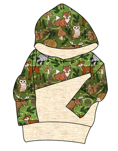 Winter Woodland Grow With Me Hoodie (or Crewneck)