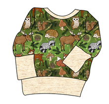 Load image into Gallery viewer, Winter Woodland Grow With Me Hoodie (or Crewneck)