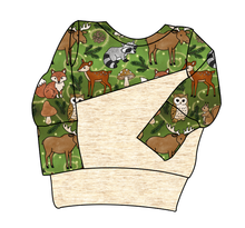 Load image into Gallery viewer, Winter Woodland Grow With Me Hoodie (or Crewneck)