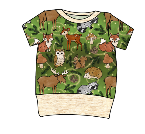 Winter Woodland Grow With Me Tee
