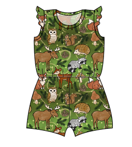 Winter Woodland Ivy Summer Romper