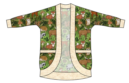 Winter Woodland Ladies' Cocoon Cardigan