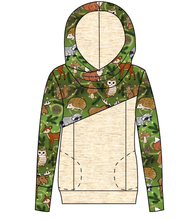 Load image into Gallery viewer, Winter Woodland Ladies Hoodie