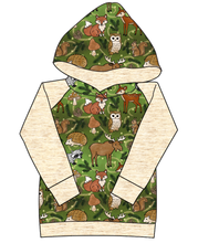 Load image into Gallery viewer, Winter Woodland Ladies Hoodie
