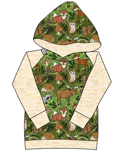Winter Woodland Ladies Hoodie