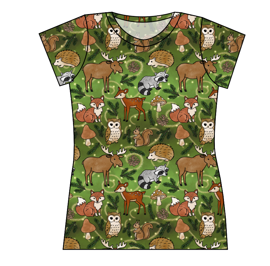 Winter Woodland Ladies' Basic Tee