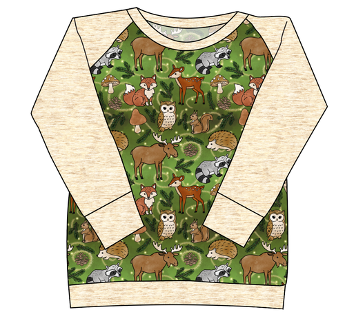 Winter Woodland Ladies' Classic Crewneck