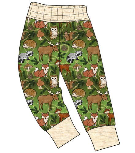 Winter Woodland Ladies' Joggers and Jogger Shorts