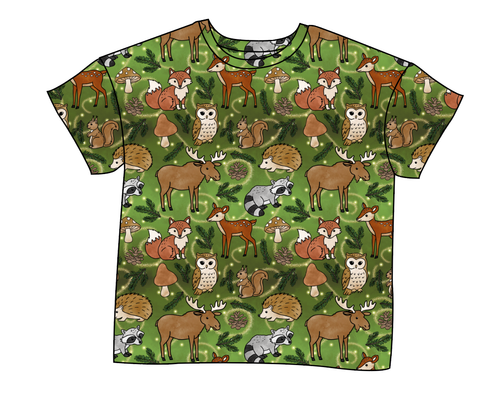 Winter Woodland Ladies' Oversized Tee