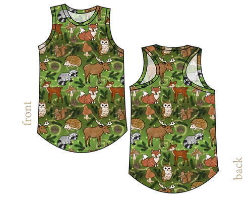 Winter Woodland Ladies' Summer Tank