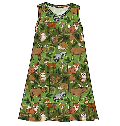 Winter Woodland Ladies' Swing Dress