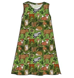 Winter Woodland Ladies' Swing Dress