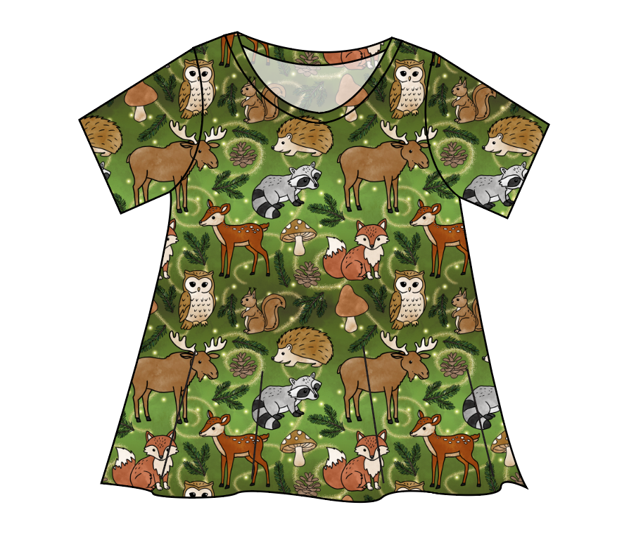 Winter Woodland Ladies' Swing Tee