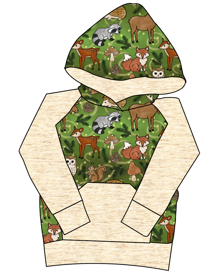 Winter Woodland Mens' Hoodie