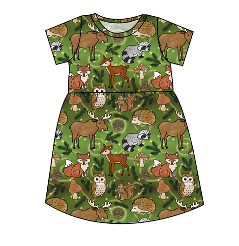 Winter Woodland Play Dress