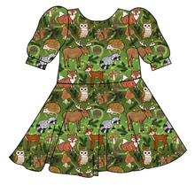 Load image into Gallery viewer, Winter Woodland Prairie Dress