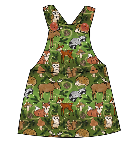 Winter Woodland Skirt-Alls