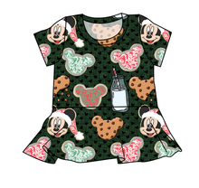Load image into Gallery viewer, Milk and Mickeys Peplum Top