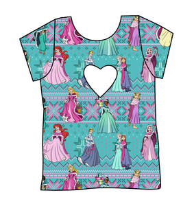 Princess Sweater Cambria Heart Back Tee