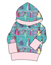 Load image into Gallery viewer, Princess Sweater Grow With Me Hoodie (or Crewneck)
