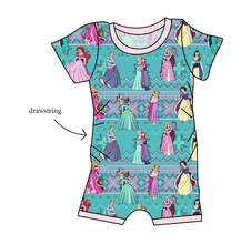 Load image into Gallery viewer, Princess Sweater Grow With Me Pants And Shorts Romper