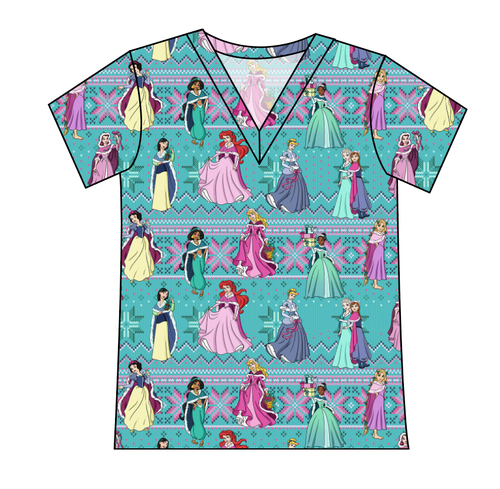 Princess Sweater Ladies' Slouchy V-Neck Tee