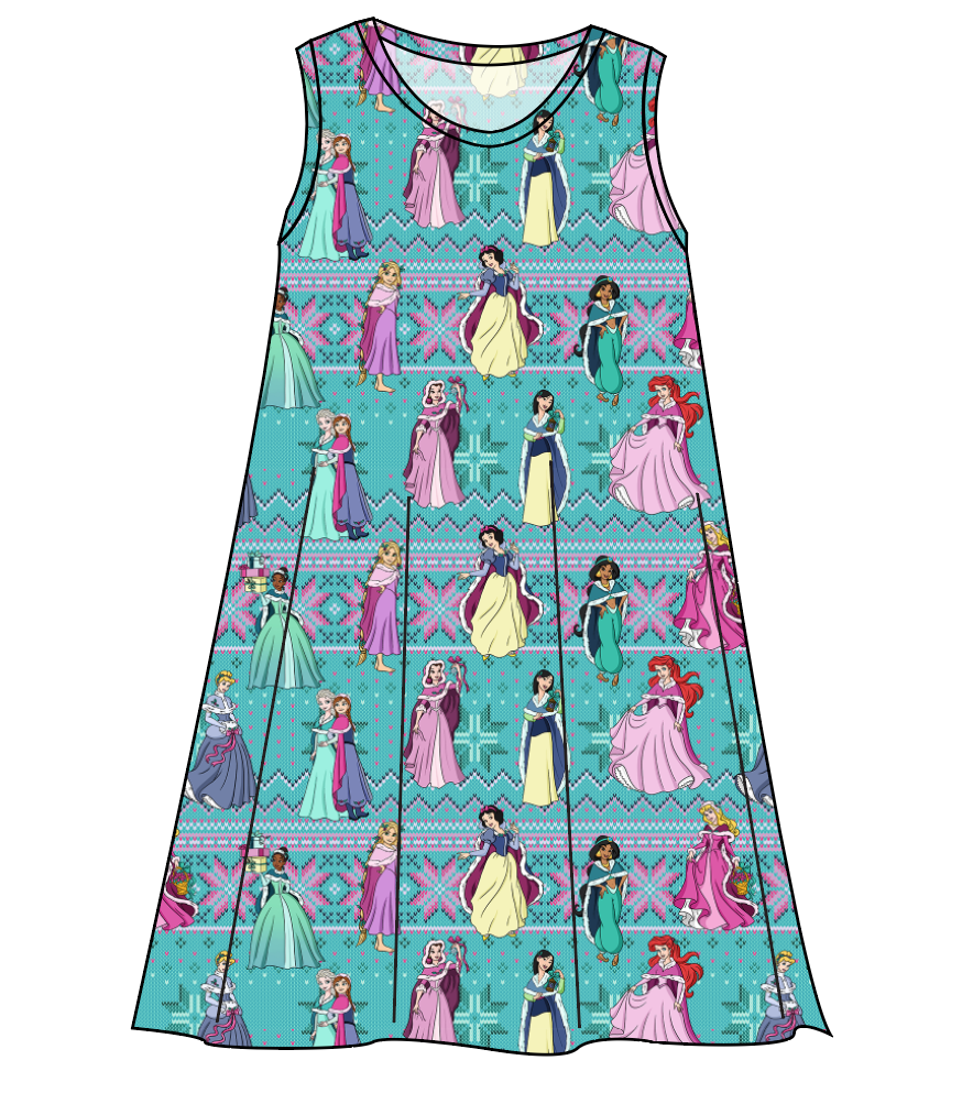 Princess Sweater Ladies' Swing Dress