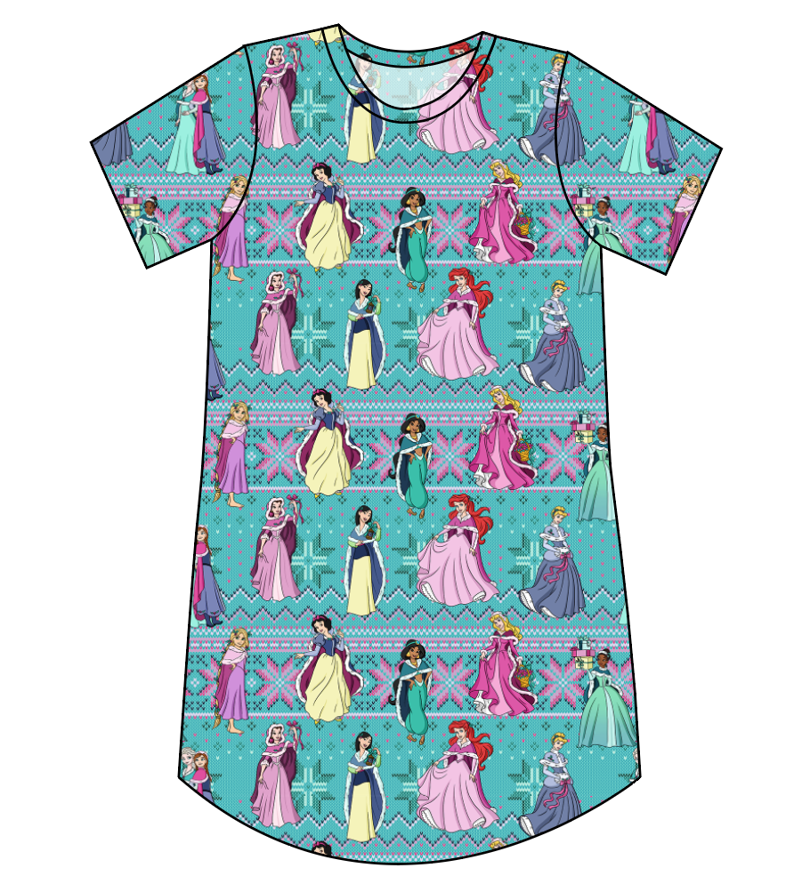 Princess Sweater Ladies' T-Shirt Dress