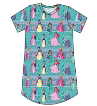 Load image into Gallery viewer, Princess Sweater Ladies' T-Shirt Dress