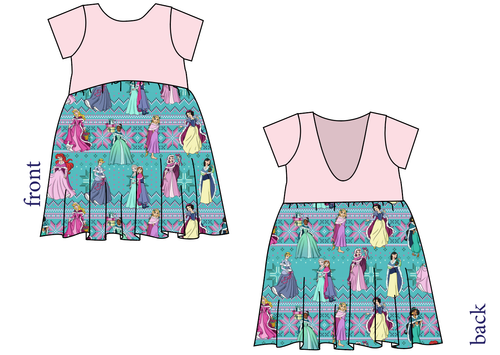 Princess Sweater Low Back Dress
