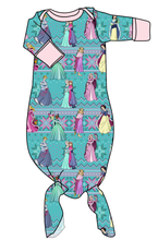 Load image into Gallery viewer, Princess Sweater Newborn Knotted Gown