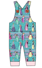 Load image into Gallery viewer, Princess Sweater Overalls and Shortalls