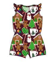 Load image into Gallery viewer, Festive Treats Ivy Summer Romper