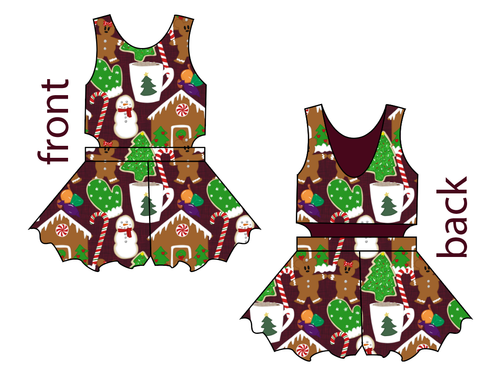 Festive Treats Kids Playsuit