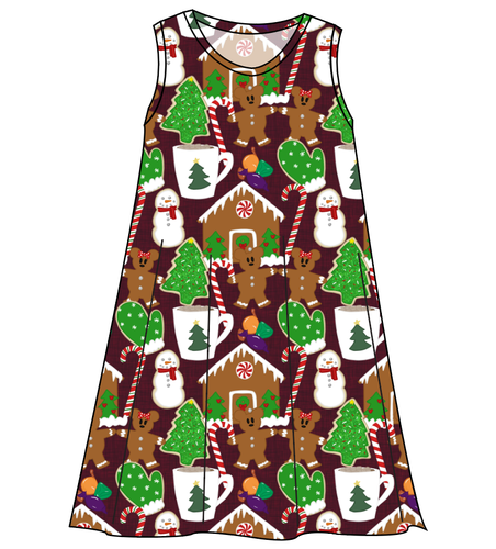 Festive Treats Ladies' Swing Dress